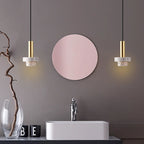 Pillar Marmo | Elegante Marmeren Hanglamp – Natuursteen & Goud – Minimalistisch