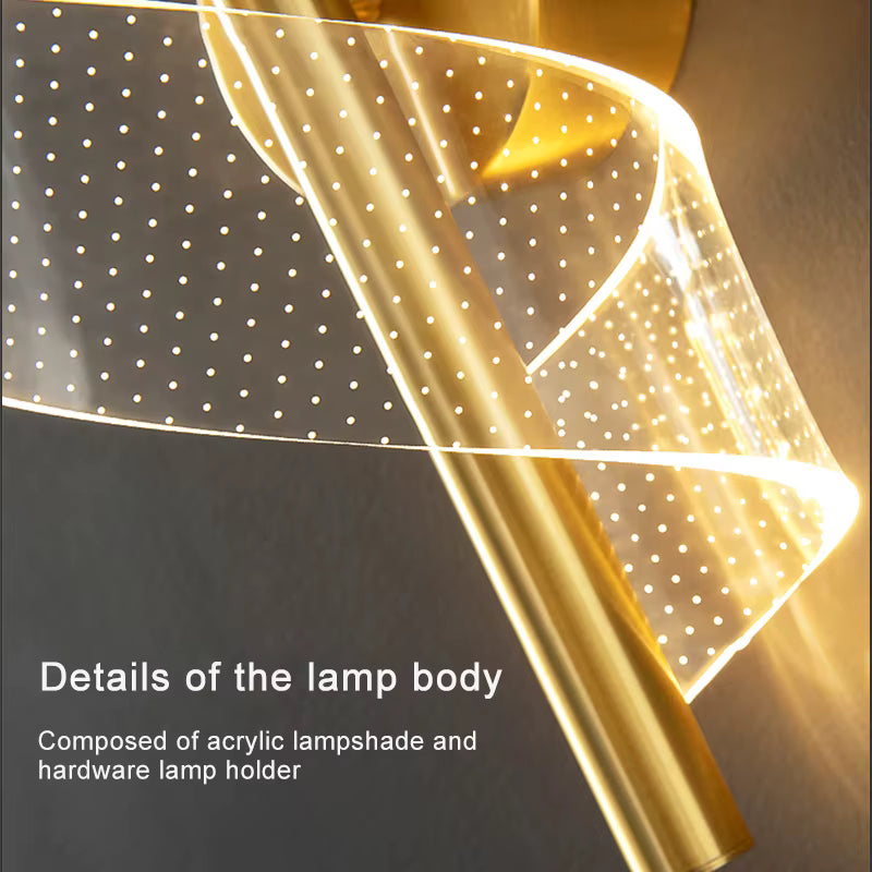 Nota Oro | Design Wandlamp – Messing & Acryl – Muzikaal Design