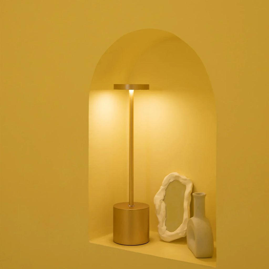 PilaElemento | Draadloze LED Tafellamp – Touchbediening – Oplaadbaar