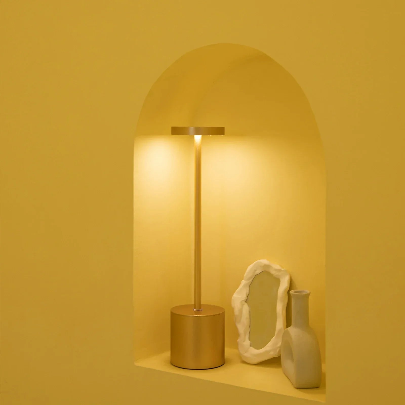 PilaElemento | Draadloze LED Tafellamp – Touchbediening – Oplaadbaar