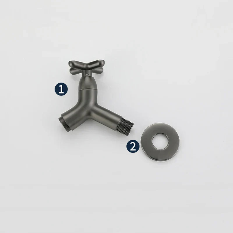 Messing Wandkraan – Koud Water – G1/2" | Ottone Flow
