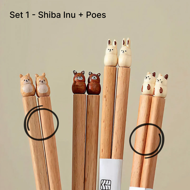 Chibi | Handgemaakte Japanse Kinderstokjes