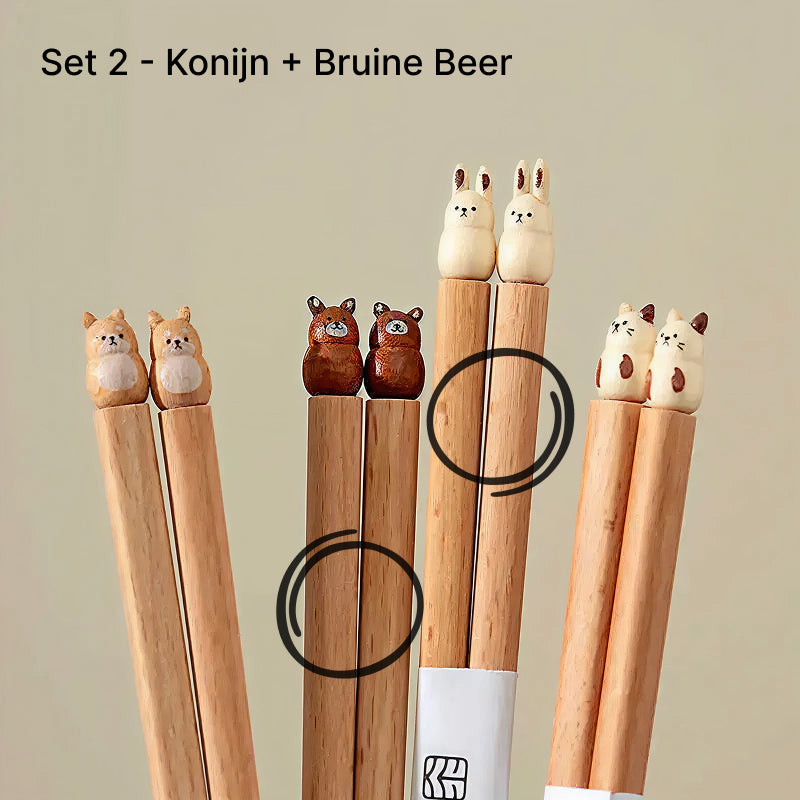 Chibi | Handgemaakte Japanse Kinderstokjes