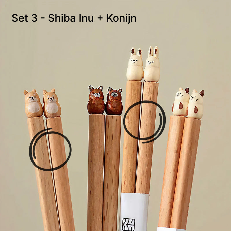 Chibi | Handgemaakte Japanse Kinderstokjes