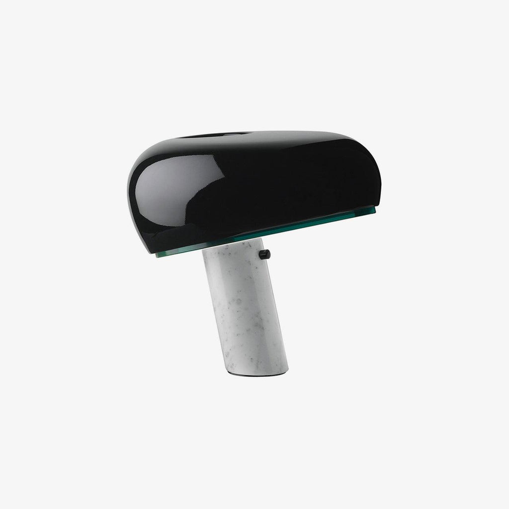 Marmo Riflesso | Design Tafellamp – Italiaans Carrara Marmer – Metaal & Glas – Nostalgisch Silhouet