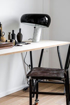 Marmo Riflesso | Design Tafellamp – Italiaans Carrara Marmer – Metaal & Glas – Nostalgisch Silhouet