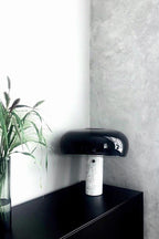 Marmo Riflesso | Design Tafellamp – Italiaans Carrara Marmer – Metaal & Glas – Nostalgisch Silhouet