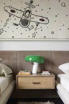 Marmo Riflesso | Design Tafellamp – Italiaans Carrara Marmer – Metaal & Glas – Nostalgisch Silhouet