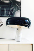 Marmo Riflesso | Design Tafellamp – Italiaans Carrara Marmer – Metaal & Glas – Nostalgisch Silhouet