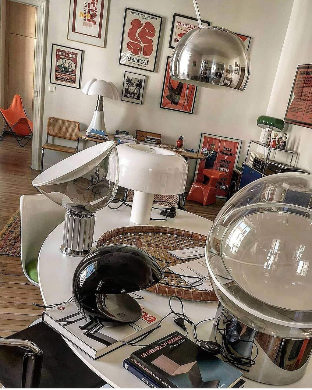 Marmo Riflesso | Design Tafellamp – Italiaans Carrara Marmer – Metaal & Glas – Nostalgisch Silhouet