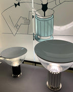 Marmo Riflesso | Design Tafellamp – Italiaans Carrara Marmer – Metaal & Glas – Nostalgisch Silhouet