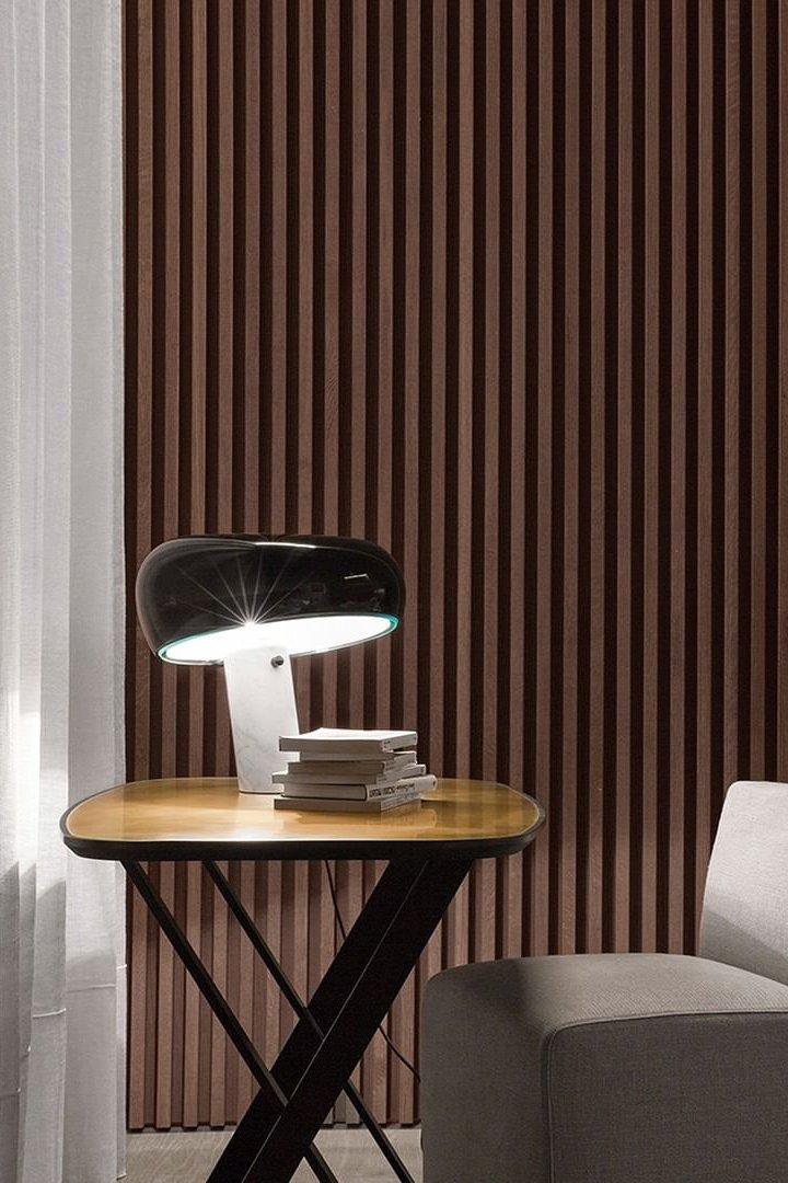 Marmo Riflesso | Design Tafellamp – Italiaans Carrara Marmer – Metaal & Glas – Nostalgisch Silhouet