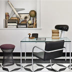 Marmo Riflesso | Design Tafellamp – Italiaans Carrara Marmer – Metaal & Glas – Nostalgisch Silhouet