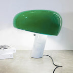 Marmo Riflesso | Design Tafellamp – Italiaans Carrara Marmer – Metaal & Glas – Nostalgisch Silhouet