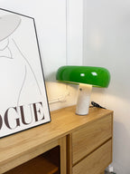Marmo Riflesso | Design Tafellamp – Italiaans Carrara Marmer – Metaal & Glas – Nostalgisch Silhouet