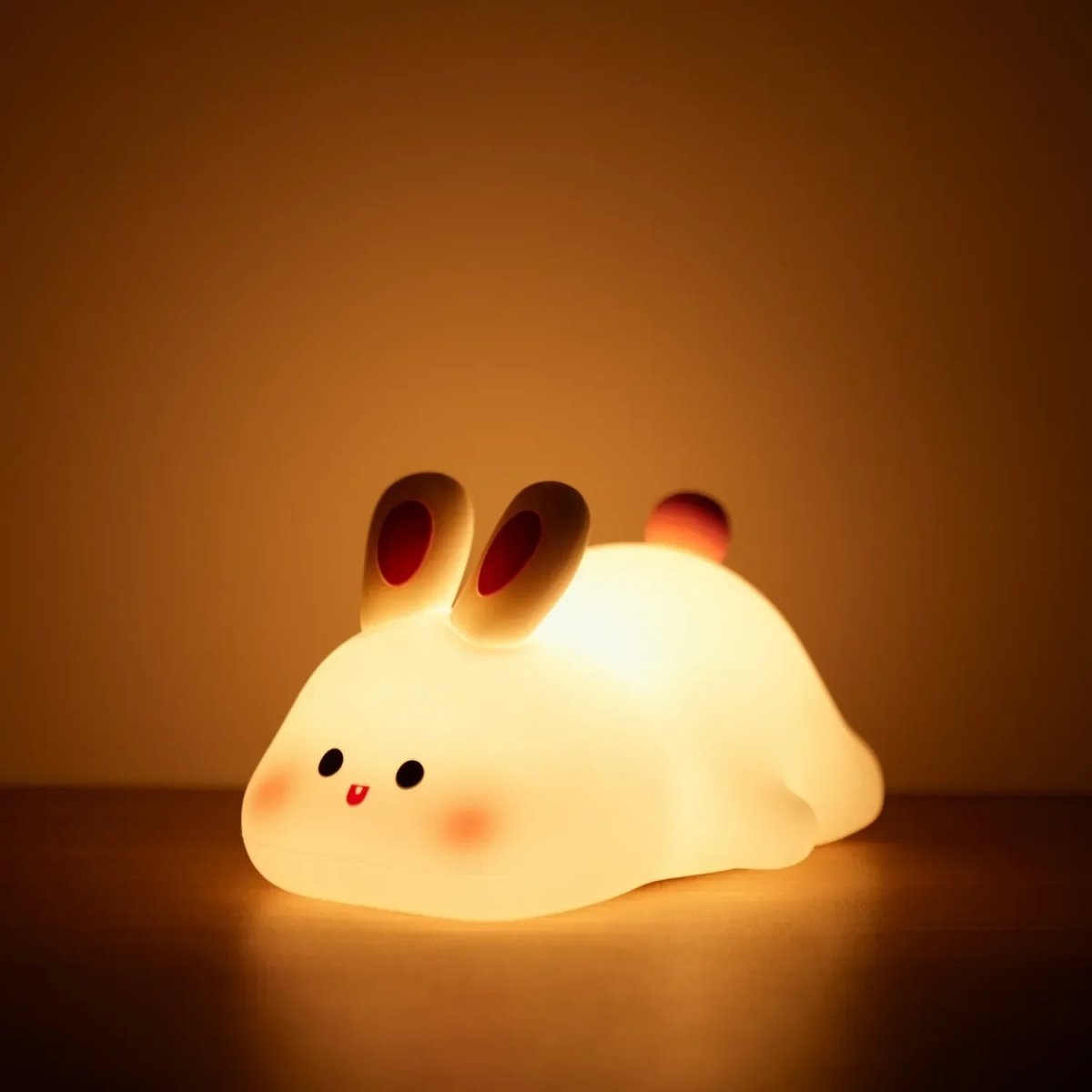 Ploeff Glow | Siliconen Nachtlampje – Knijpbaar & Oplaadbaar – Kindveilig BPA-vrij
