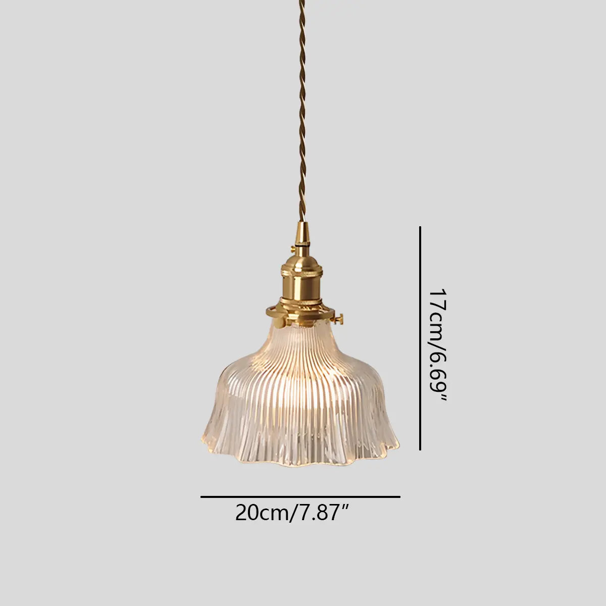 Bellina | Elegante Glazen Hanglamp