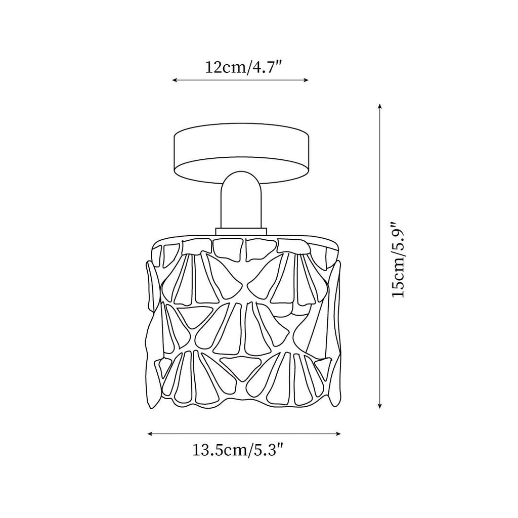 Vezari | Tiffany Glas Plafondlamp