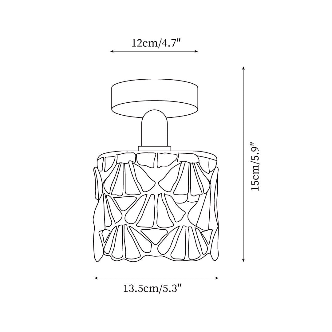 Vezari | Tiffany Glas Plafondlamp