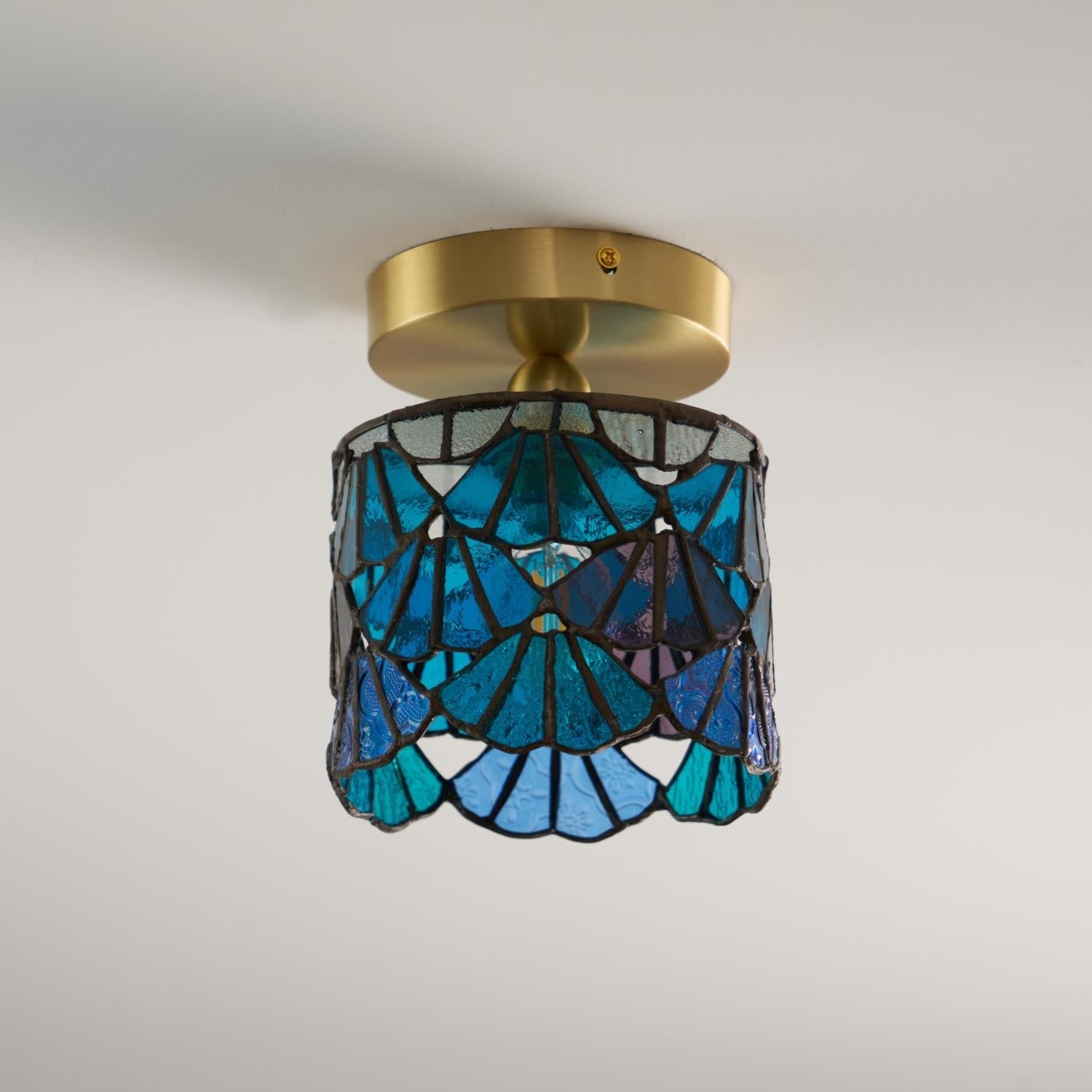 Vezari | Tiffany Glas Plafondlamp