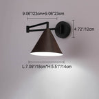 Noren | Nordic Minimalistische Wandlamp met Zwenkarm en Houtlook