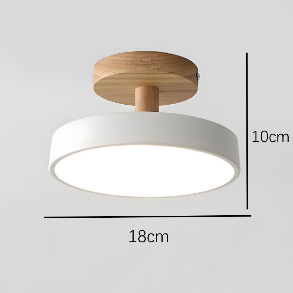 Tidol | Houten LED Plafondlamp