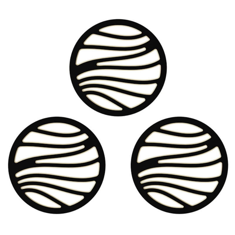 OndaProteggi | 2-in-1 Design Onderzetter Set – Hittebestendig tot 120°C