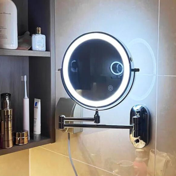 Lumi Miro | Luxe Oplaadbare LED Make-up Spiegel | 3 Lichtkleuren