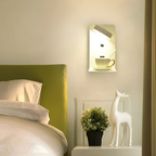 FlowDock | Minimalistische LED Wandlamp – Geïntegreerde USB Poort – Modern Design