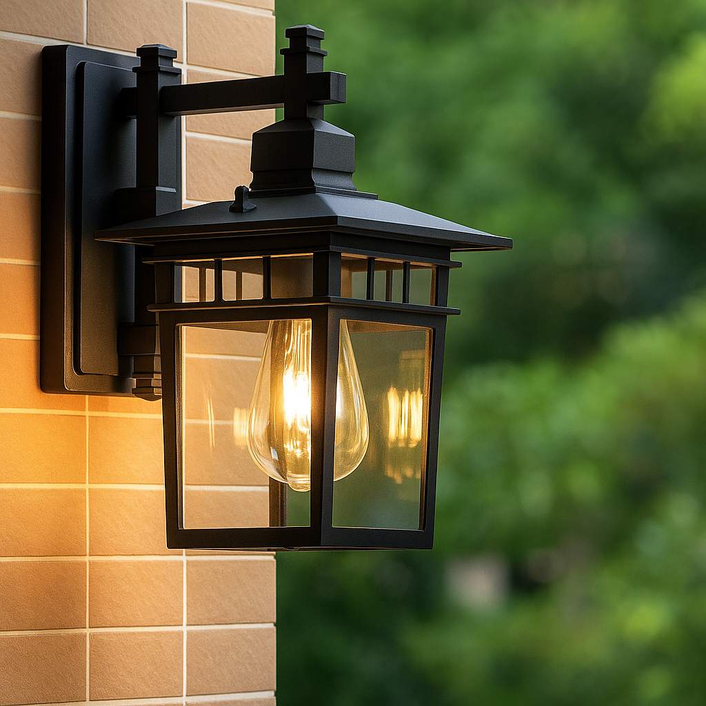 Klassieke Buitenwandlamp – IP65 – Aluminium & Glas | Lanterna Regola