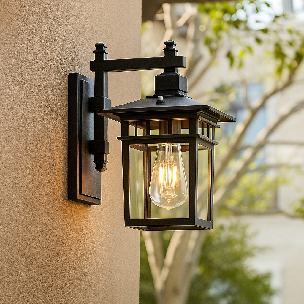 Klassieke Buitenwandlamp – IP65 – Aluminium & Glas | Lanterna Regola