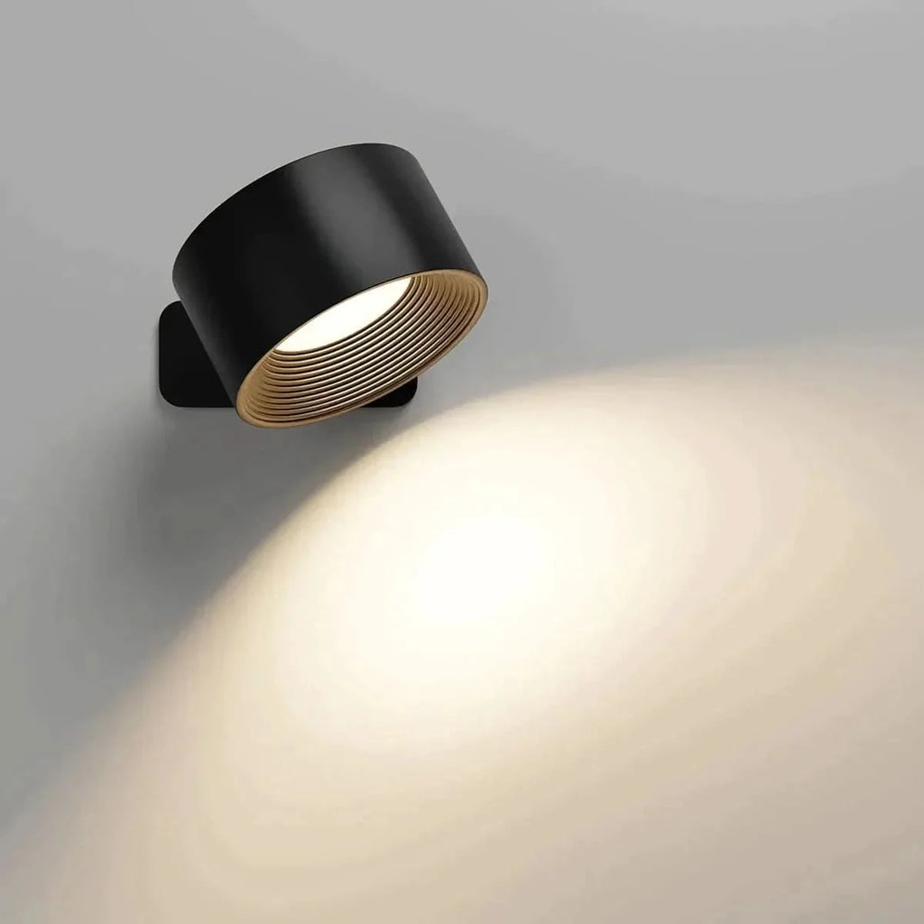 Draadloze Wandlamp – 360° Draaibaar – USB-Oplaadbaar | Gira Luce