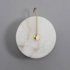 Alba | Wandlamp van Albast met Art Deco Design