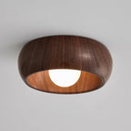LED Plafondlamp Houtlook – Minimalistisch Design – Rond | Albonara