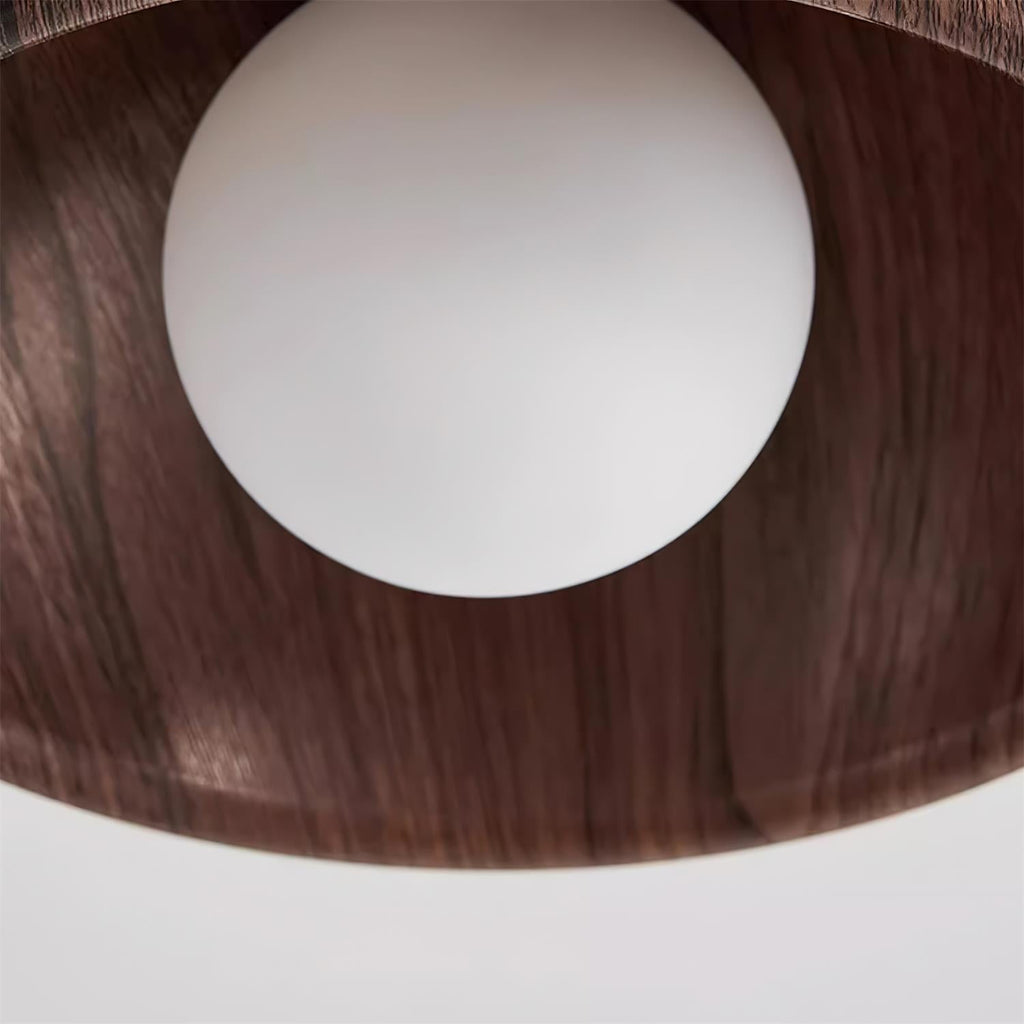 LED Plafondlamp Houtlook – Minimalistisch Design – Rond | Albonara