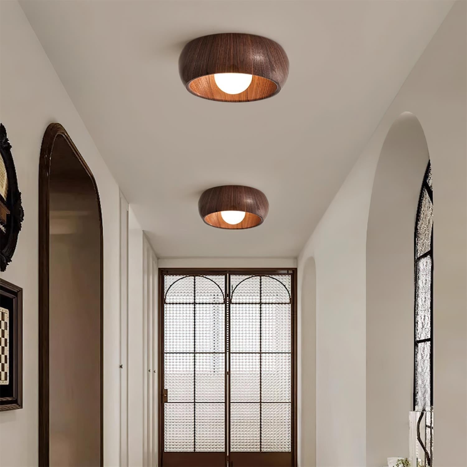 LED Plafondlamp Houtlook – Minimalistisch Design – Rond | Albonara
