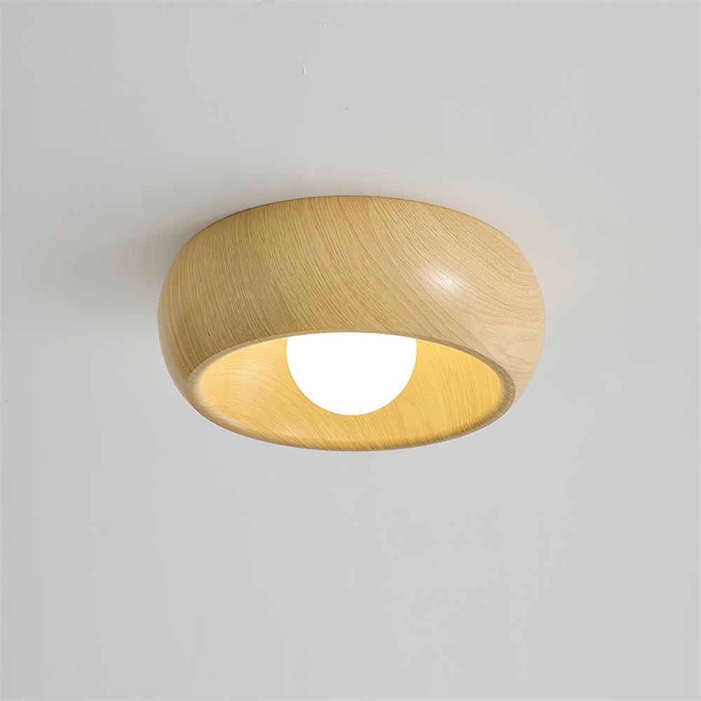 Albonara | Moderne Minimalistische Houten Plafondlamp