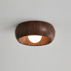 LED Plafondlamp Houtlook – Minimalistisch Design – Rond | Albonara