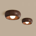 LED Plafondlamp Houtlook – Minimalistisch Design – Rond | Albonara