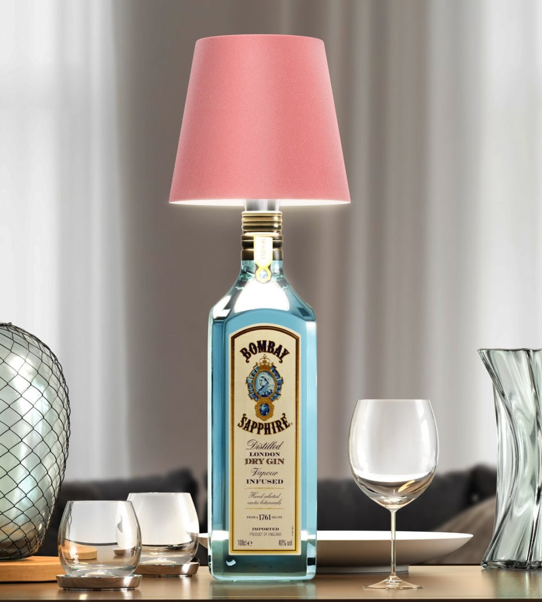 Luce di Bottiglia | Draadloze Fleslamp – Oplaadbaar via USB-C – Warm & Helder Licht