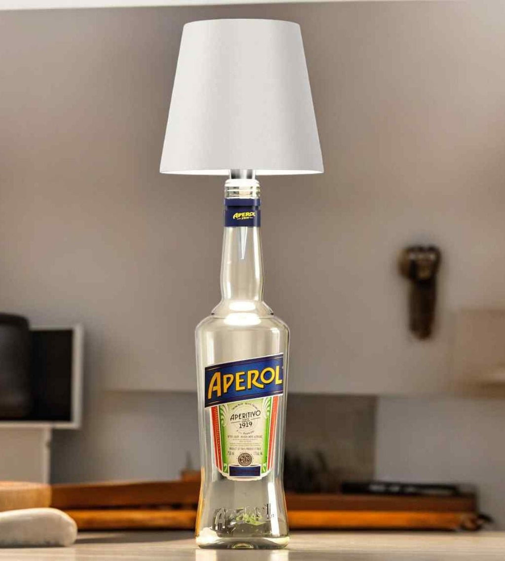 Luce di Bottiglia | Draadloze Fleslamp – Oplaadbaar via USB-C – Warm & Helder Licht