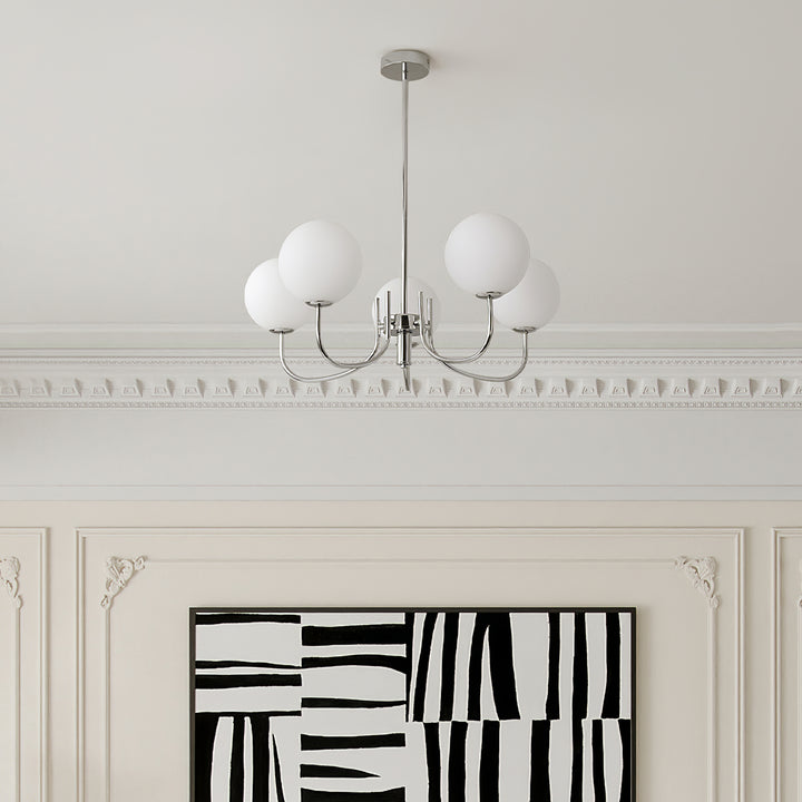 Rondo | Design Kroonluchter met Speelse Glazen Bollen