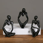 Mente | Abstracte Denker Sculptuur met Moderne Elegantie
