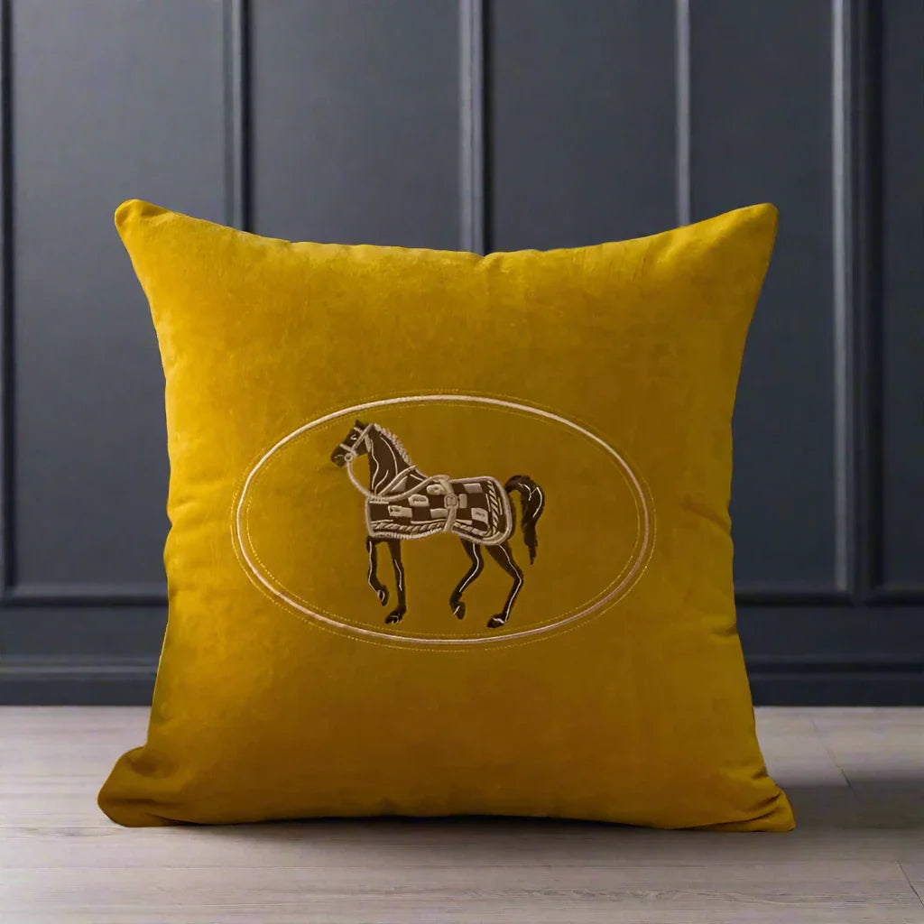 Eques | Fluweel Kussenhoes – Decoratief 45x45 • (x1/x2/x4/x6)