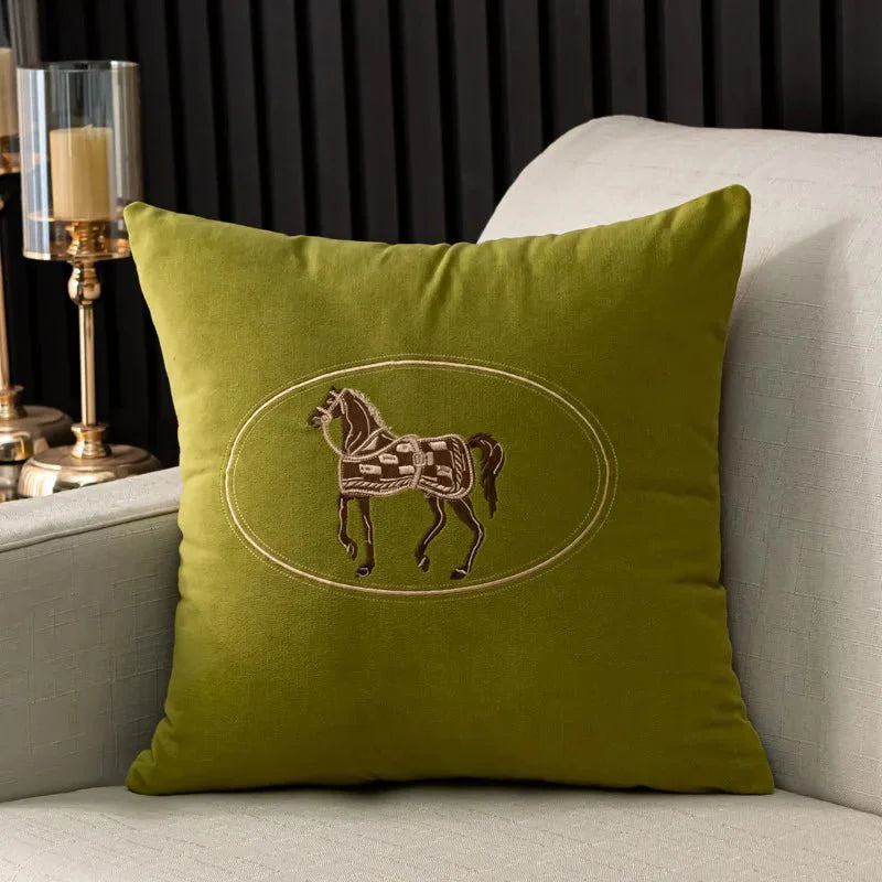 Eques | Fluweel Kussenhoes – Decoratief 45x45 • (x1/x2/x4/x6)