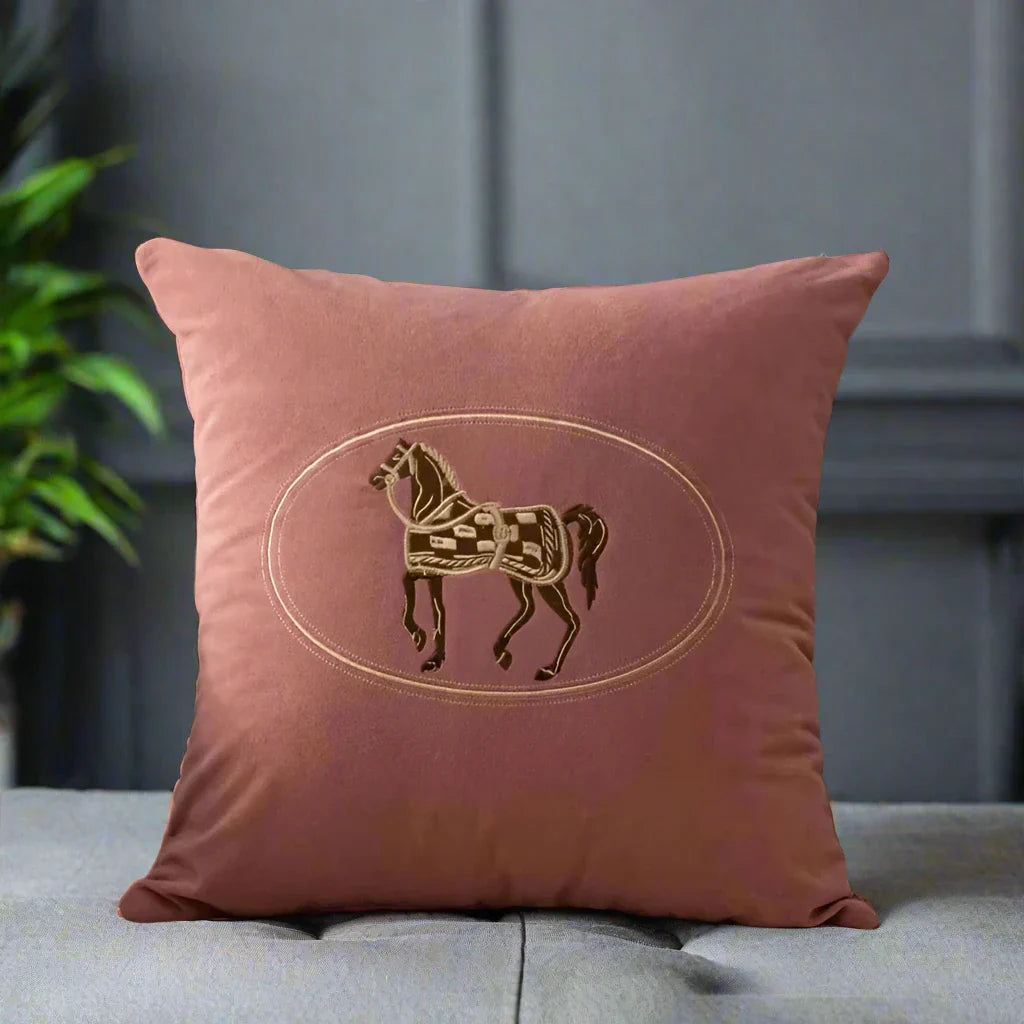 Eques | Fluweel Kussenhoes – Decoratief 45x45 • (x1/x2/x4/x6)