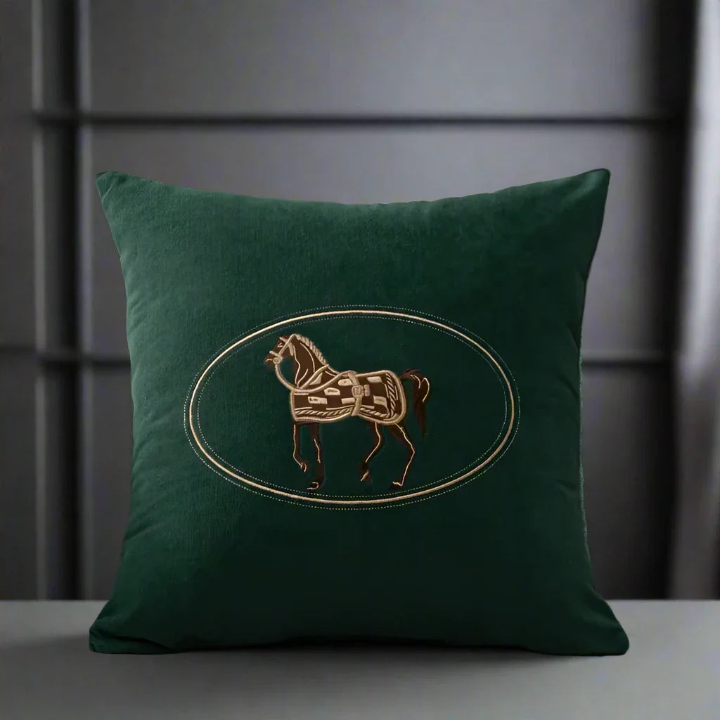Eques | Fluweel Kussenhoes – Decoratief 45x45 • (x1/x2/x4/x6)