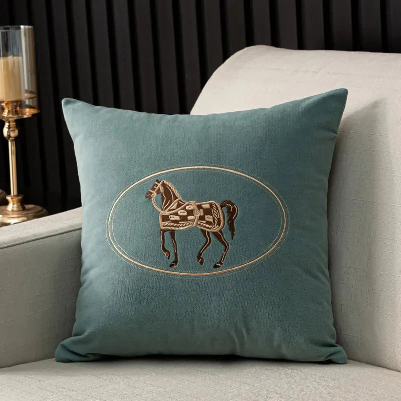 Eques | Fluweel Kussenhoes – Decoratief 45x45 • (x1/x2/x4/x6)
