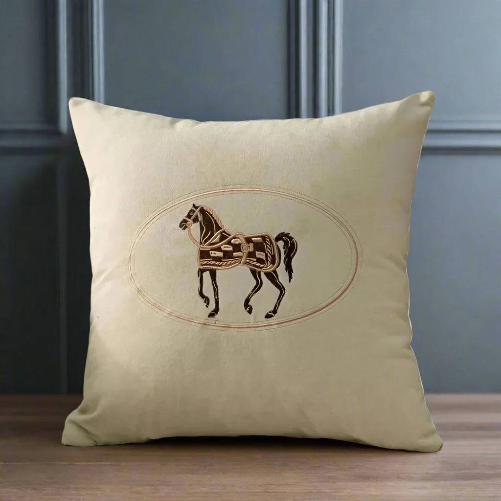 Eques | Fluweel Kussenhoes – Decoratief 45x45 • (x1/x2/x4/x6)