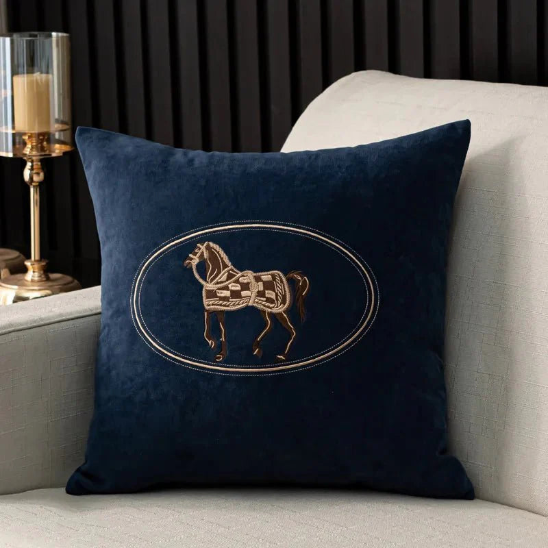 Eques | Fluweel Kussenhoes – Decoratief 45x45 • (x1/x2/x4/x6)